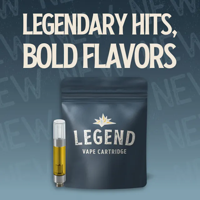 Legend Distillate Cartridge Rainbow Push Pop 1g (hybrid, cartridges)