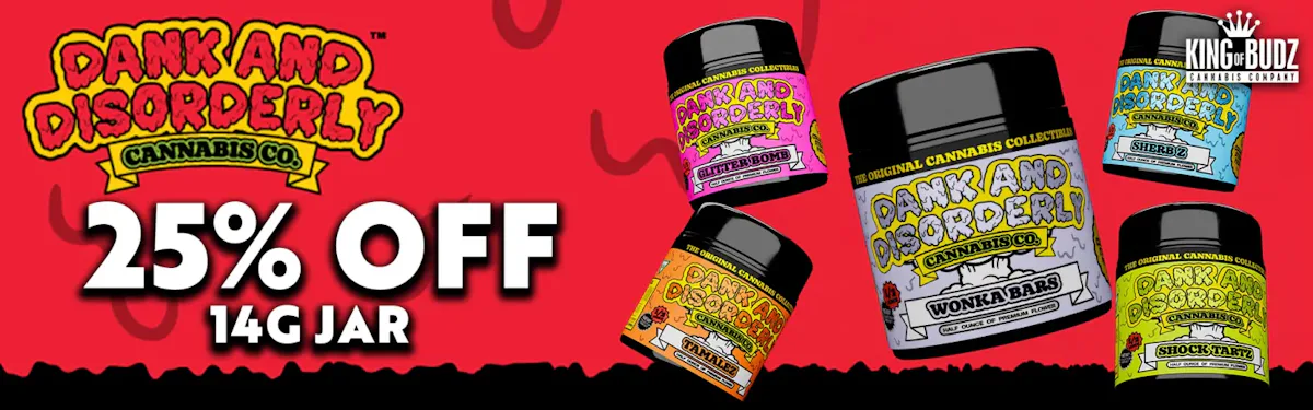 Dank AND Disorderly 14g Prepack Jar - 25 Percent OFF