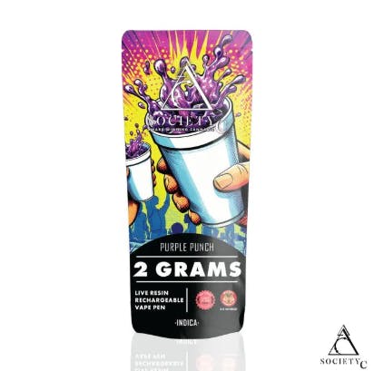 Society C SOCIETY C | PURPLE PUNCH | LIVE RESIN DISPOSABLE INDICA — VAPORIZERS