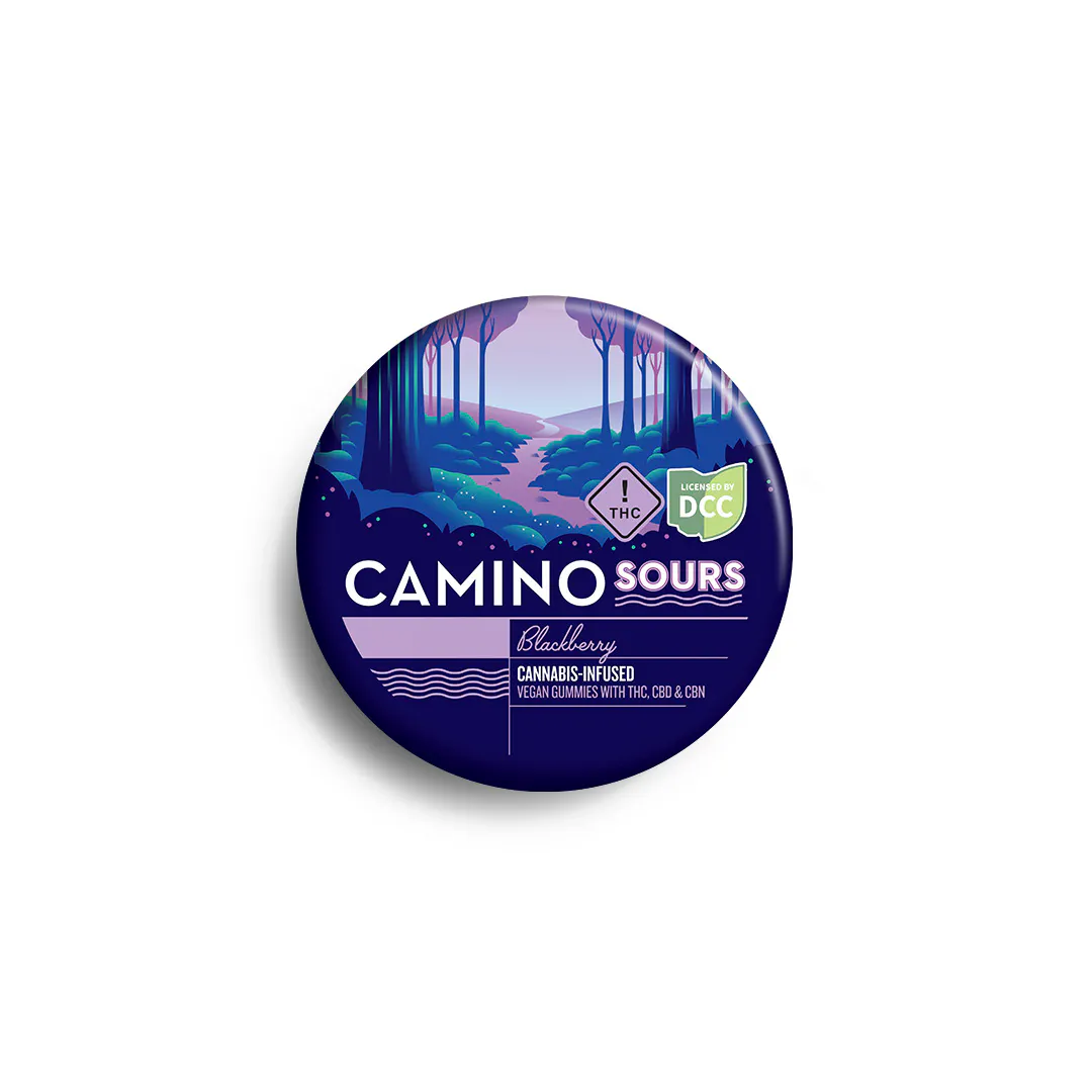 1:1:1 Sour Blackberry +CBN/CBD Gummies - 10pk - 110mg | Pure Ohio