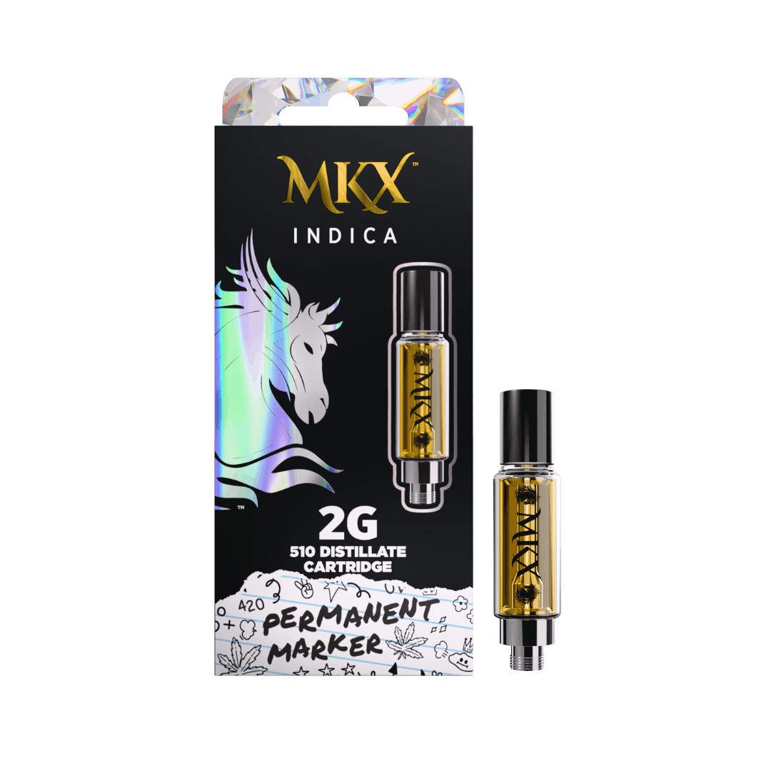 MKX 2 Gram 510 Thread Carts - Permanent Marker 2g 510 Thread - Indica