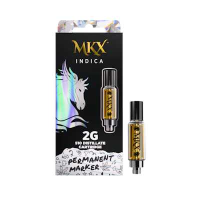 MKX 2 Gram 510 Thread Carts - Permanent Marker 2g 510 Thread - Indica