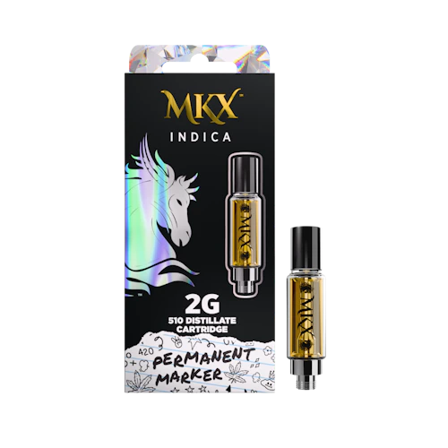 MKX 2 Gram 510 Thread Carts - Permanent Marker 2g 510 Thread - Indica