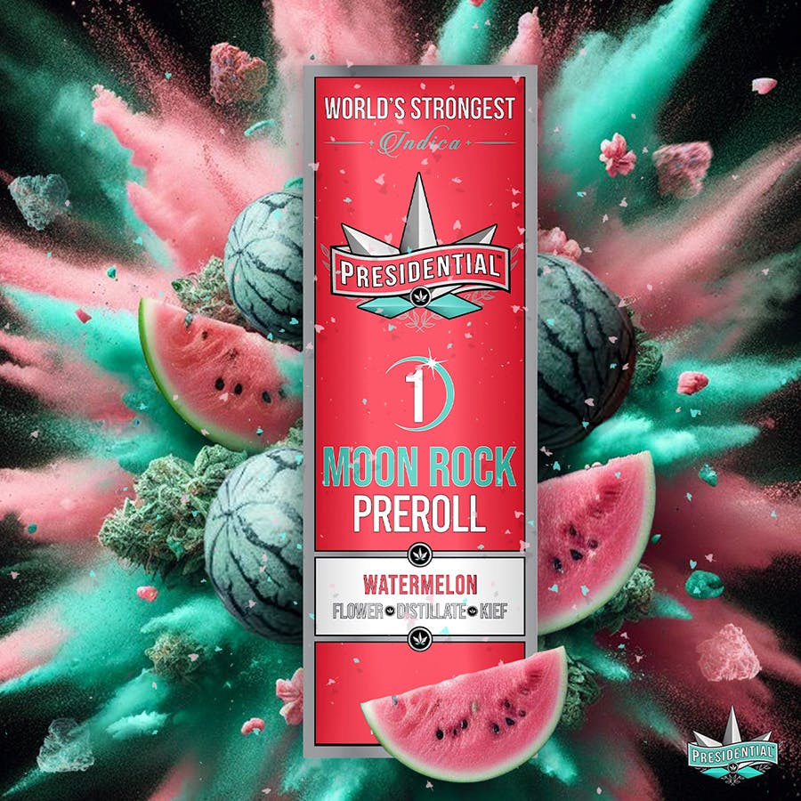 Presidential Watermelon 1g Moonrock Infused Pre-Roll