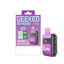 Geeked By MKX - 2g Live Resin Disposable - Permanent Marker - Indica