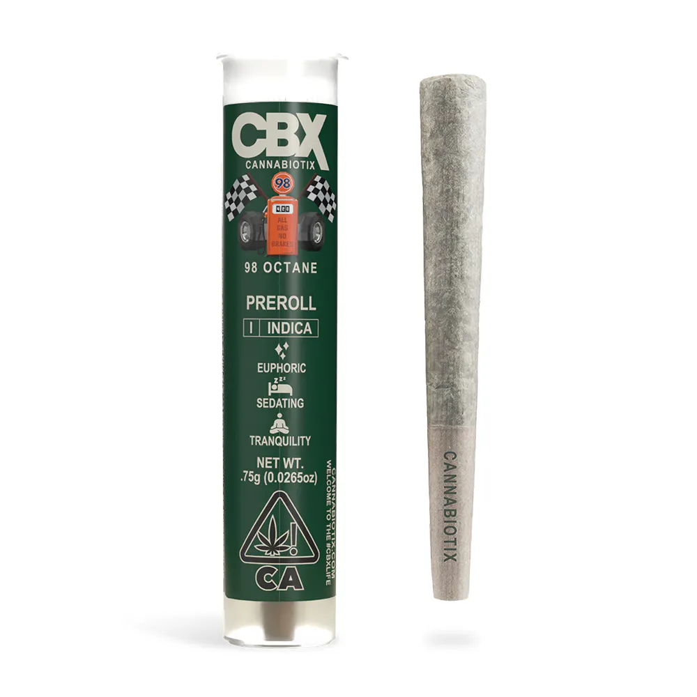トップス canna. Cannabiotix Preroll - 98' Octane .75g | Harborside (Oakland)