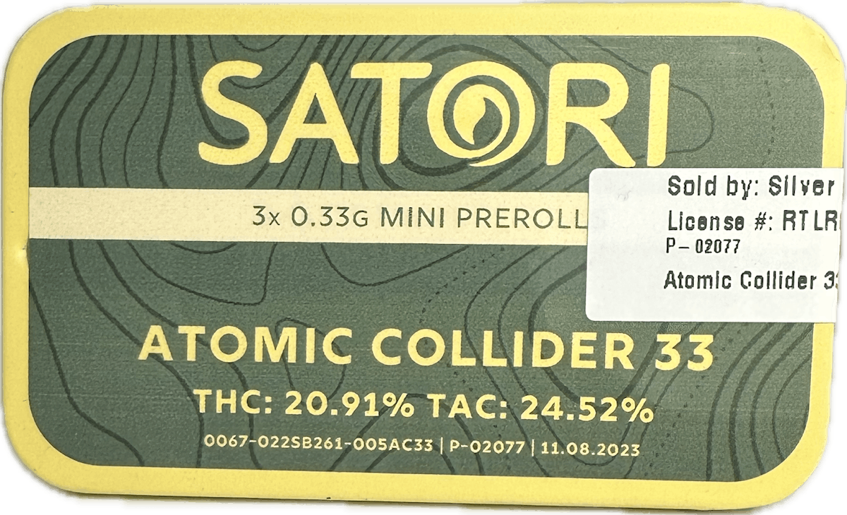 Image of Atomic Collider 33 | 0.33g Preroll 3pk