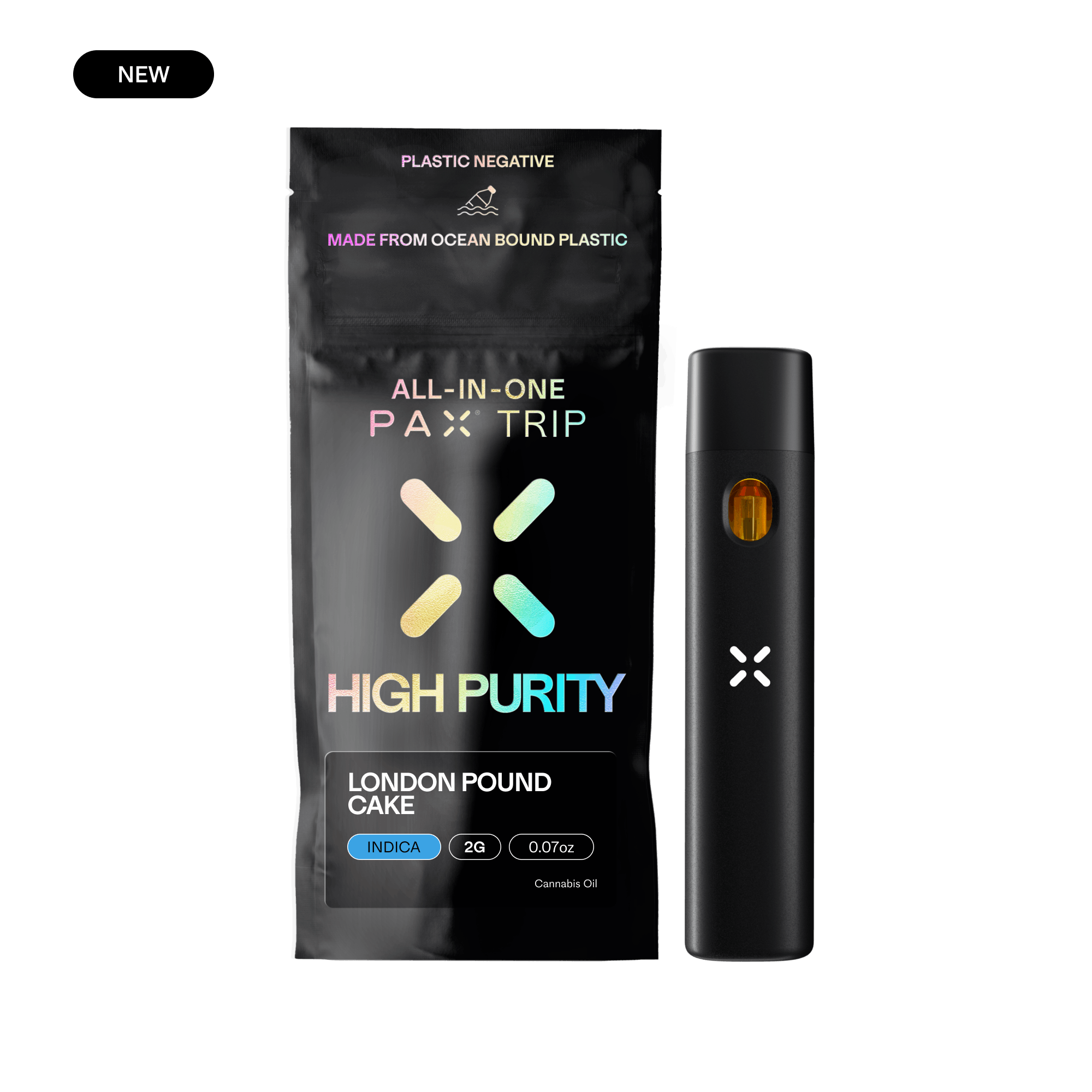 PAX High Purity | London Pound Cake 2g | Aio - VAPORIZERS cannabis product, 1g