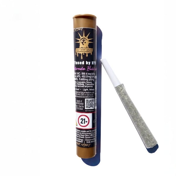 New York Honey N'Fused Pre Roll - Watermelon Bubblegum