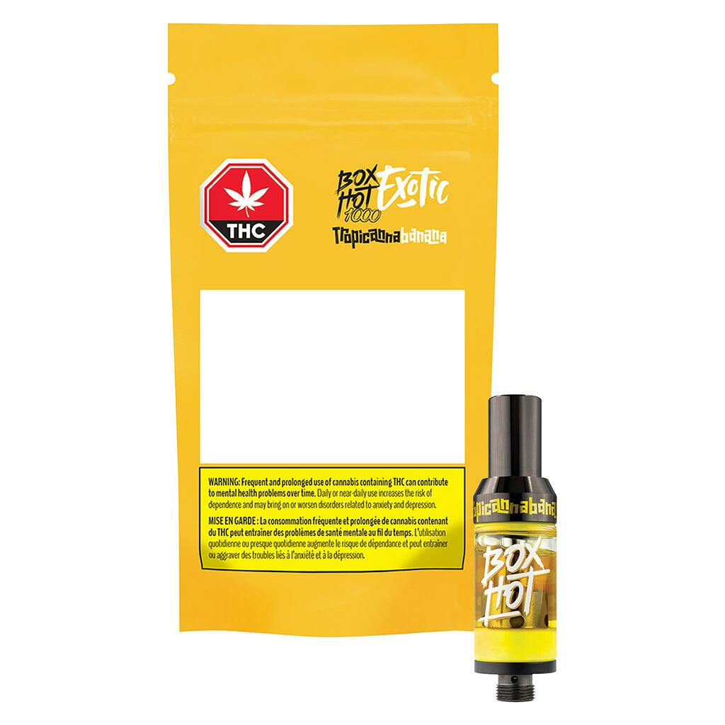 Boxhot 1000 - tropicanna banana 510 thread cartridge-0