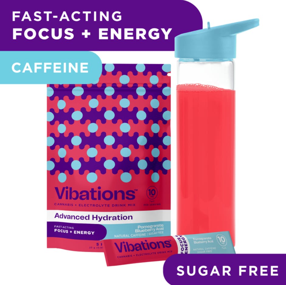 Blueberry Pomegranate Drink Mix 100mg 10pk