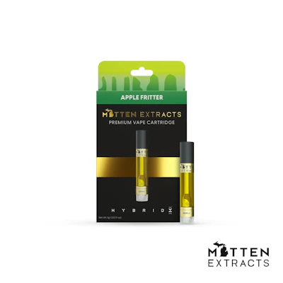 Mitten Extracts - 1g Cart - Apple Fritter (H) - CARTRIDGES by Mitten Extracts at King of Budz