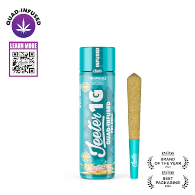Jeeter - 1g Quad Infused Preroll - Tropicali