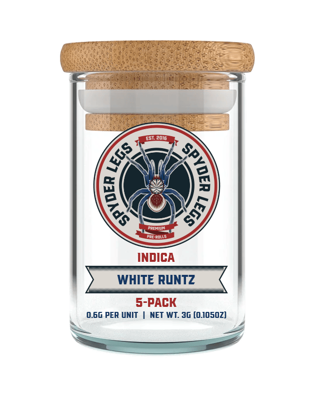 White Runtz 5pk Infused Pre-Rolls