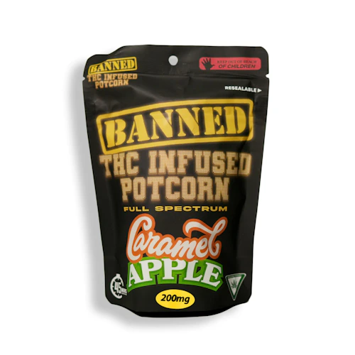 Banned - 200mg Potcorn - Caramel Apple