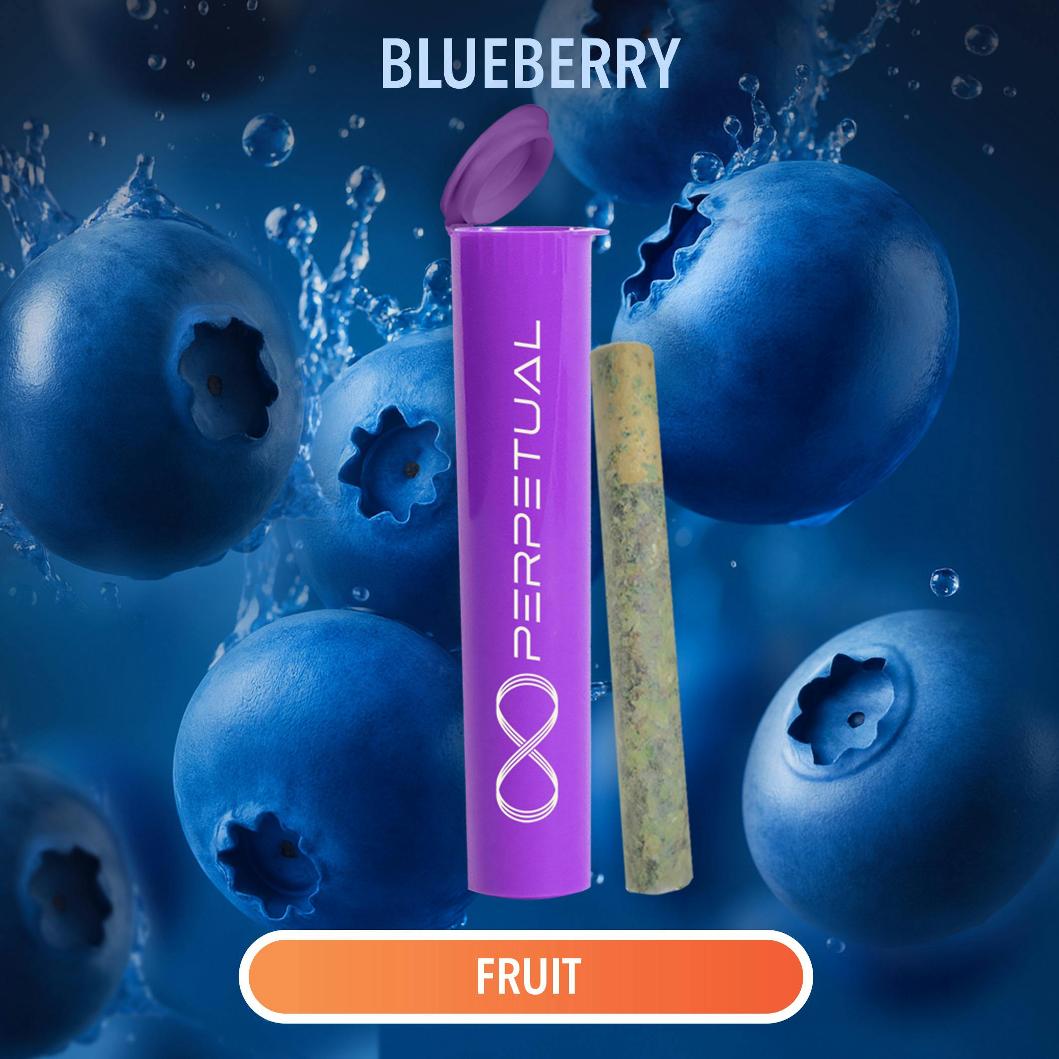 Infused Pre-Roll | Perpetual | Blueberries Infinity Roll | 1g | Mission  Georgetown (Medical)