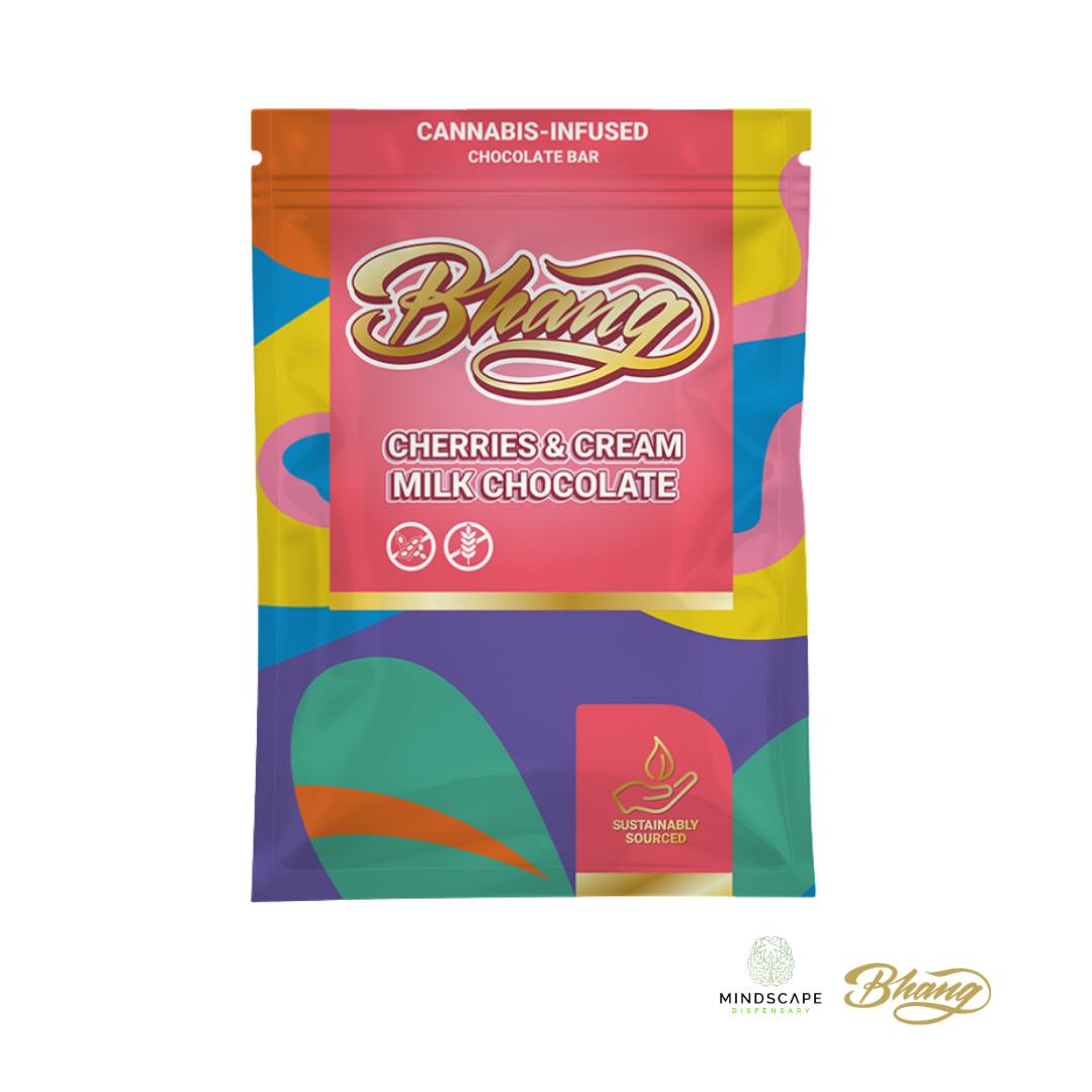 Bhang Cherries and Cream Indica Chocolate 100mg