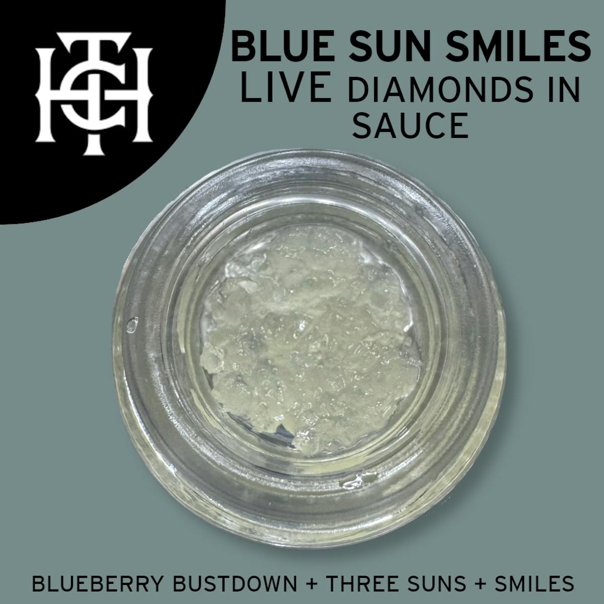 Photo of Blue Sun Smiles 1g LIVE Diamonds in Sauce The Heirloom Collective