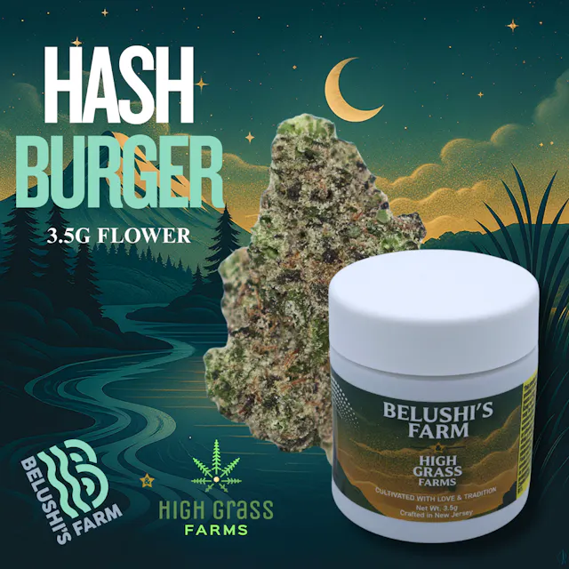 Belushi's Farms Belushi's Farm Flower HashBurger 3.5g (indica hybrid, whole flower)