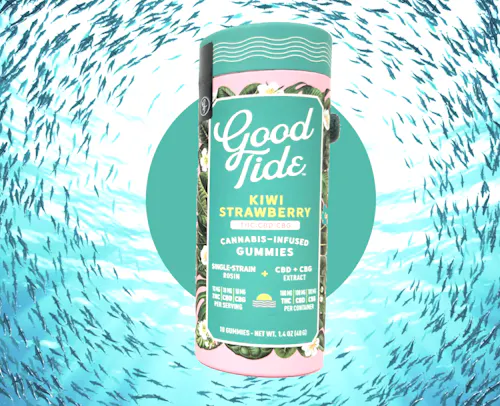 Kiwi Strawberry Rosin Gummies 100mg-active