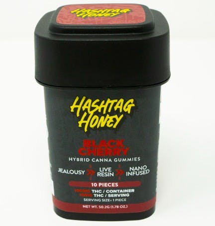 Hashtag Honey | Black Cherry | Gummies 10 pcs | 100mg