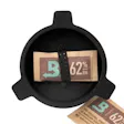 FreshPort Wide Mouth Silicone Lid Black