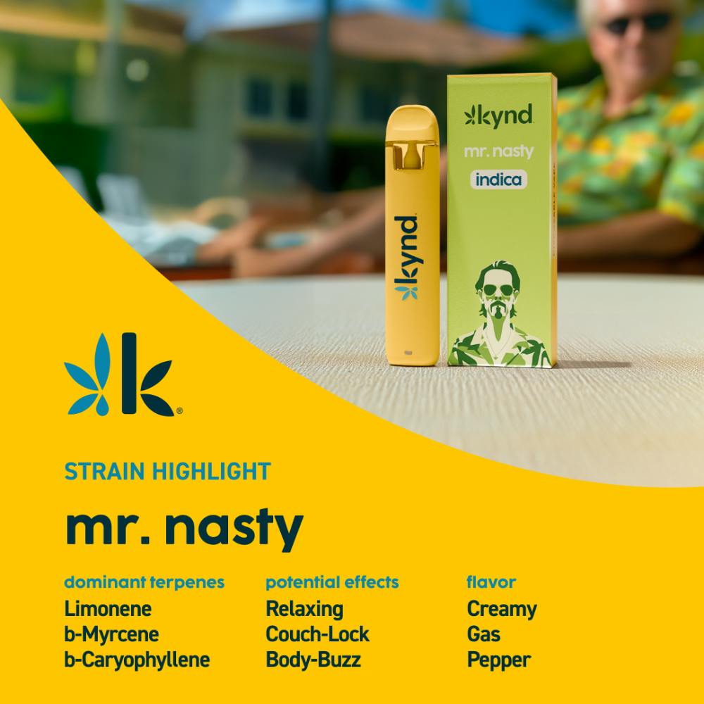 Kynd Mr. Nasty (I) CDT Disposable Vape 0.5g | AYR New Jersey