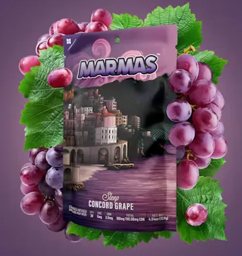 4Front Marmas Concord Grape Sleep 1:2 THC:CBN Fruit Bites 5mg 20pk (~100mg)-active