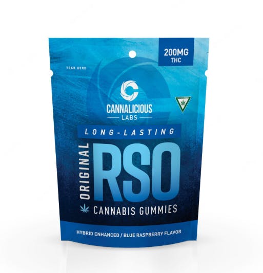Product: Blue Raspberry | 20mg x 10pk | RSO Infused | Cannalicious Labs