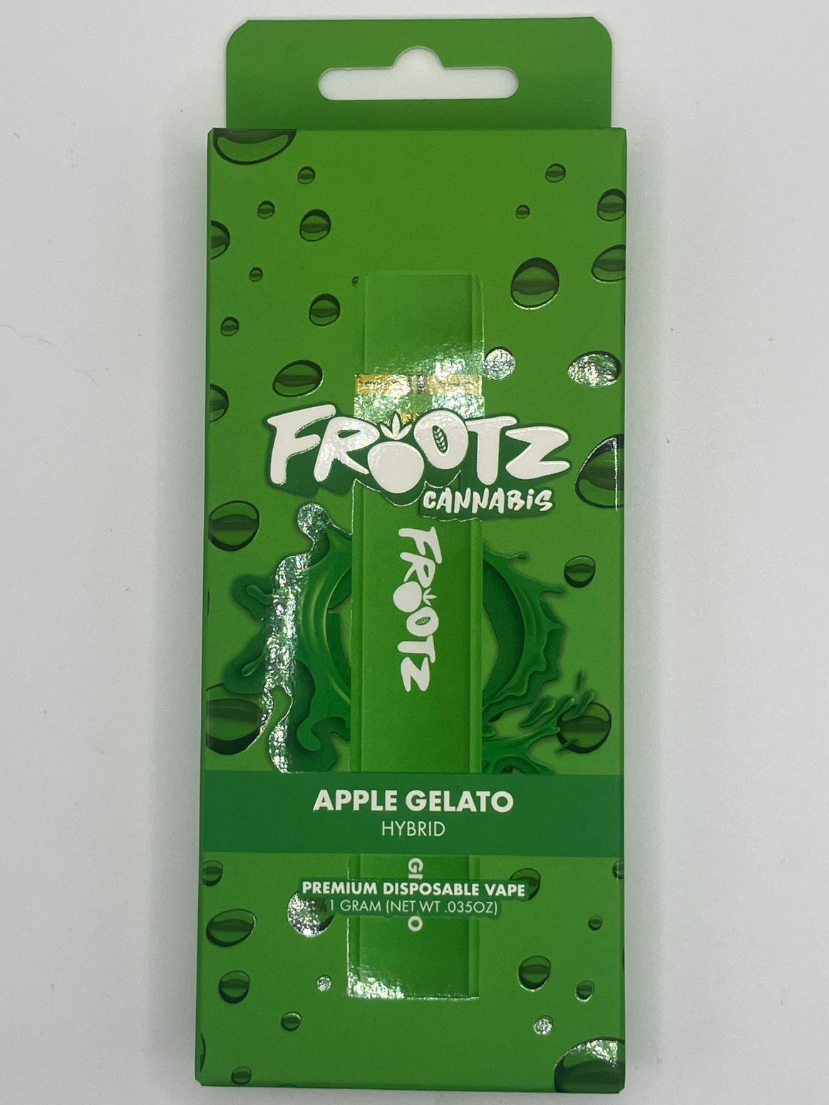 Product: Frootz | Disposable Vape - 1g - Apple Gelato