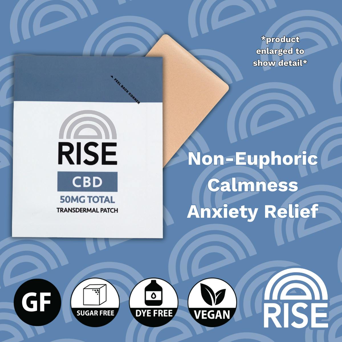 RISE - Transdermal Patch - CBD - 50mg