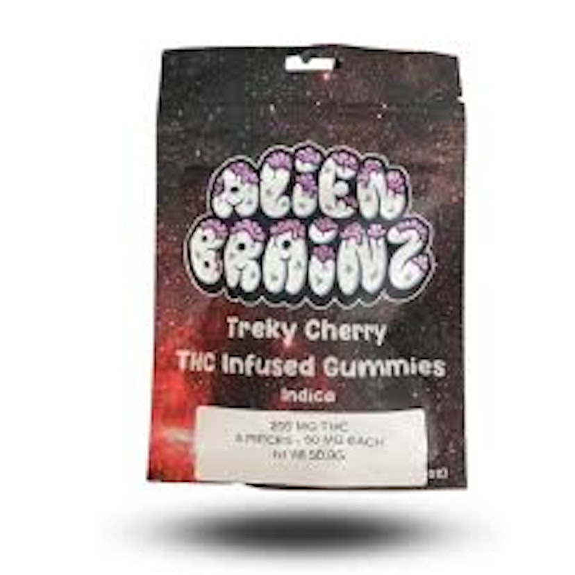 Alien Brainz - Treky Cherry 200mg Gummies