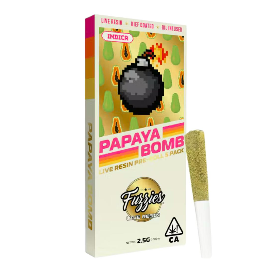 PAPAYA BOMB LIVE RESIN INFUSED 5PK