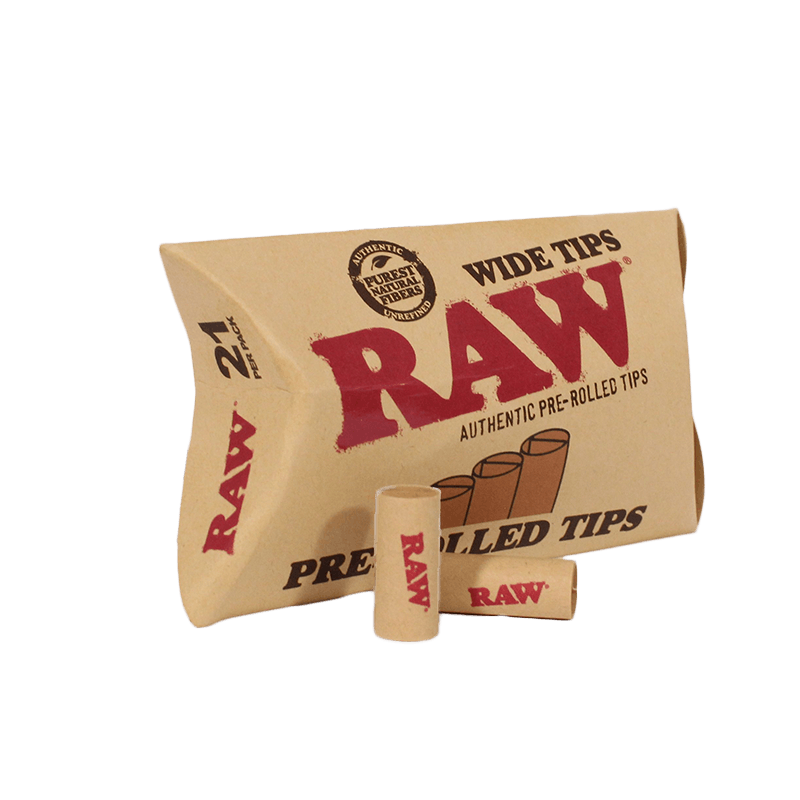 Raw Pre-Rolled Tips (21-Pack)