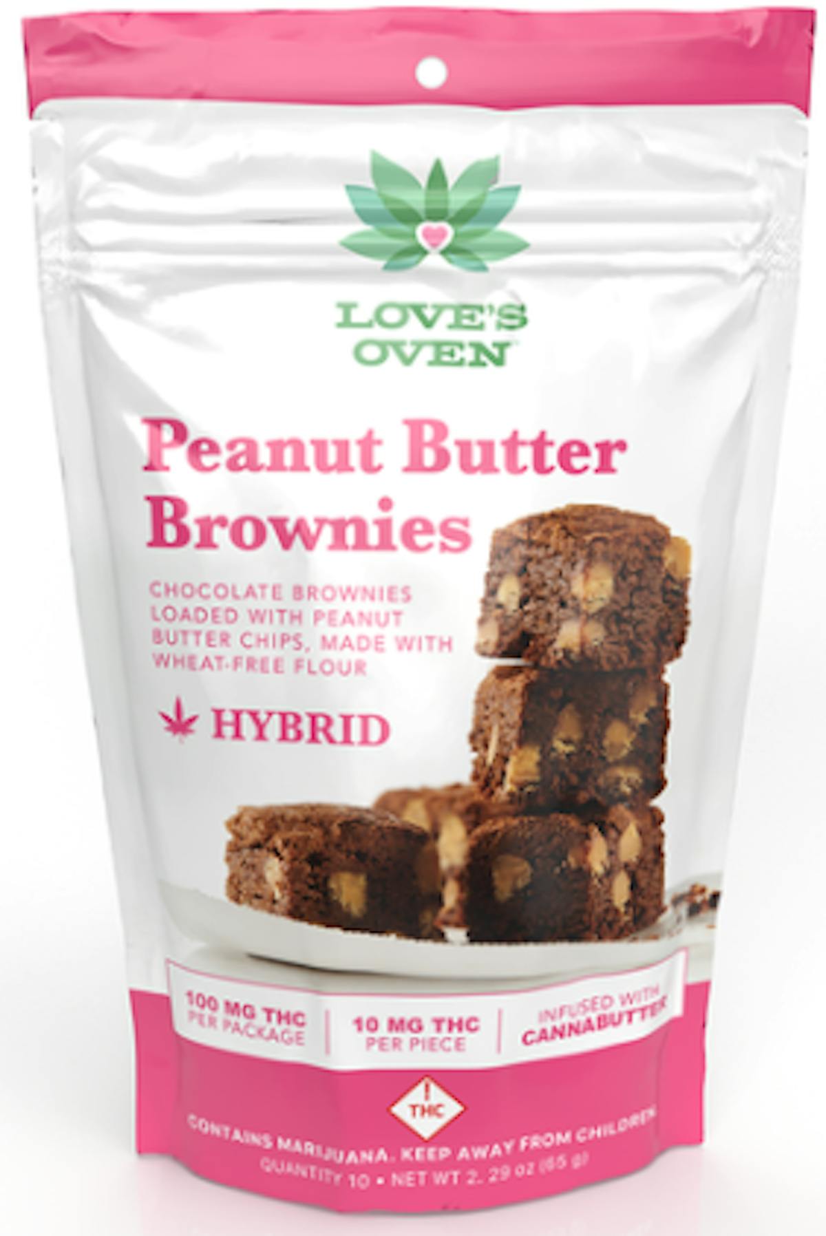 Photo of Loves Oven – Brownies – Peanut Butter (Gluten Free) (H) 100mg