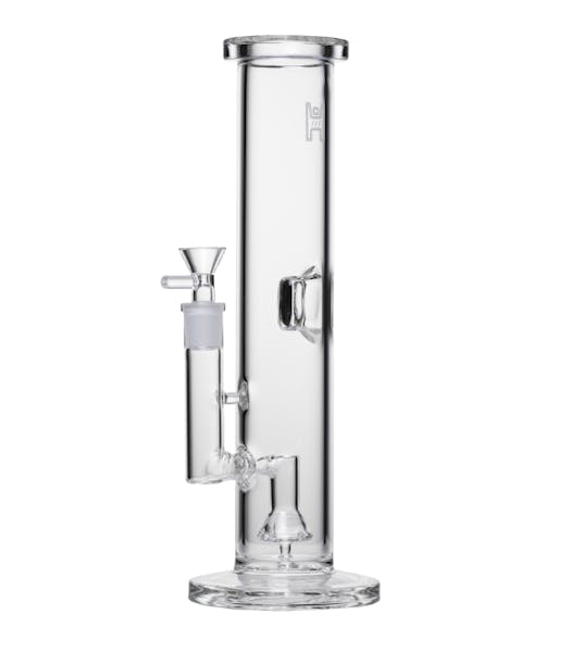 12" Tube Water Pipe - Clear - Human Grade