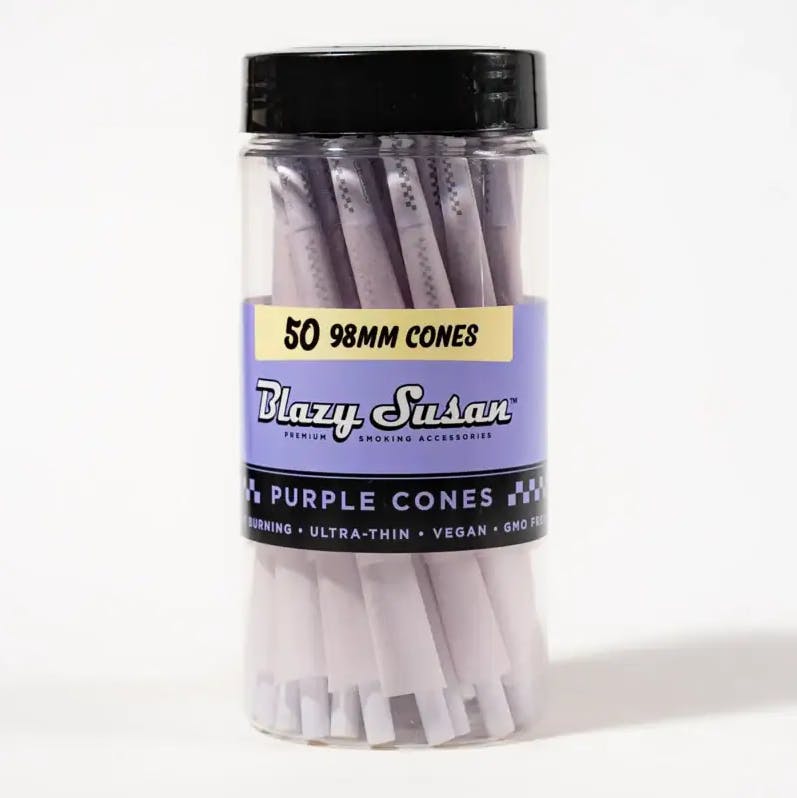 Product: Blazy Susan | Purple Cones - 98mm (50pk)