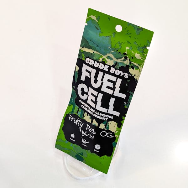 Fruity Peb OG (H) - 1g Vape Cartridge - Crude Boys