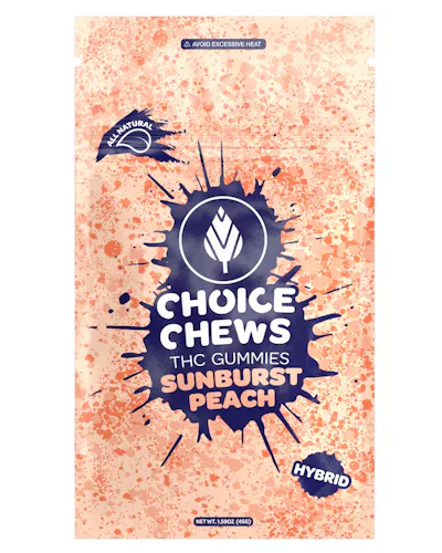 Choice Sunburst Peach Hybrid Soft Chews 200mg Rec-active