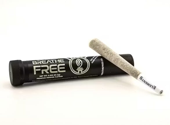 Product: Breathe Free | Blueberry N' Strawberry | Preroll