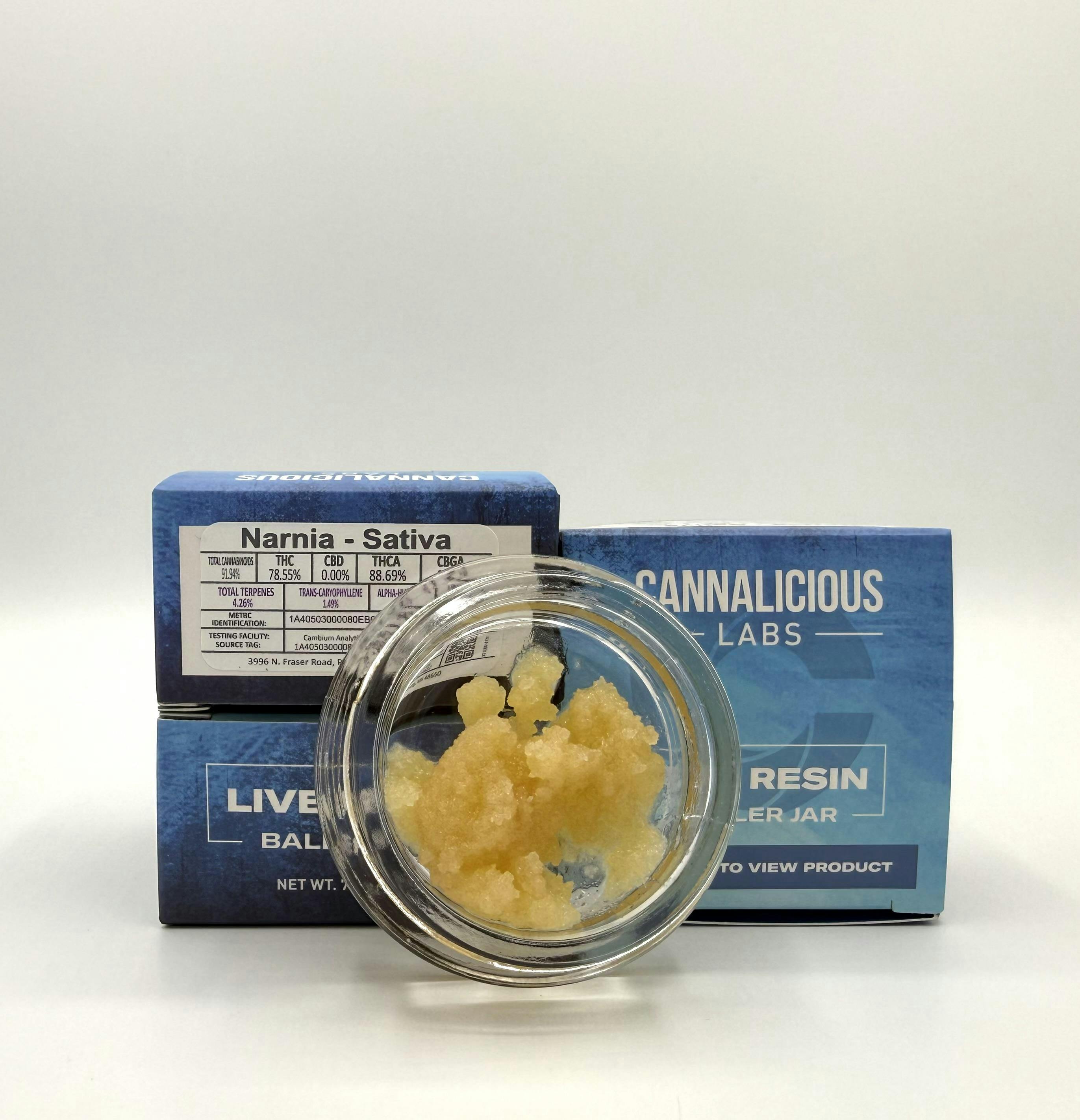 Cannalicious - 7g Live Resin Baller Jar - Narnia