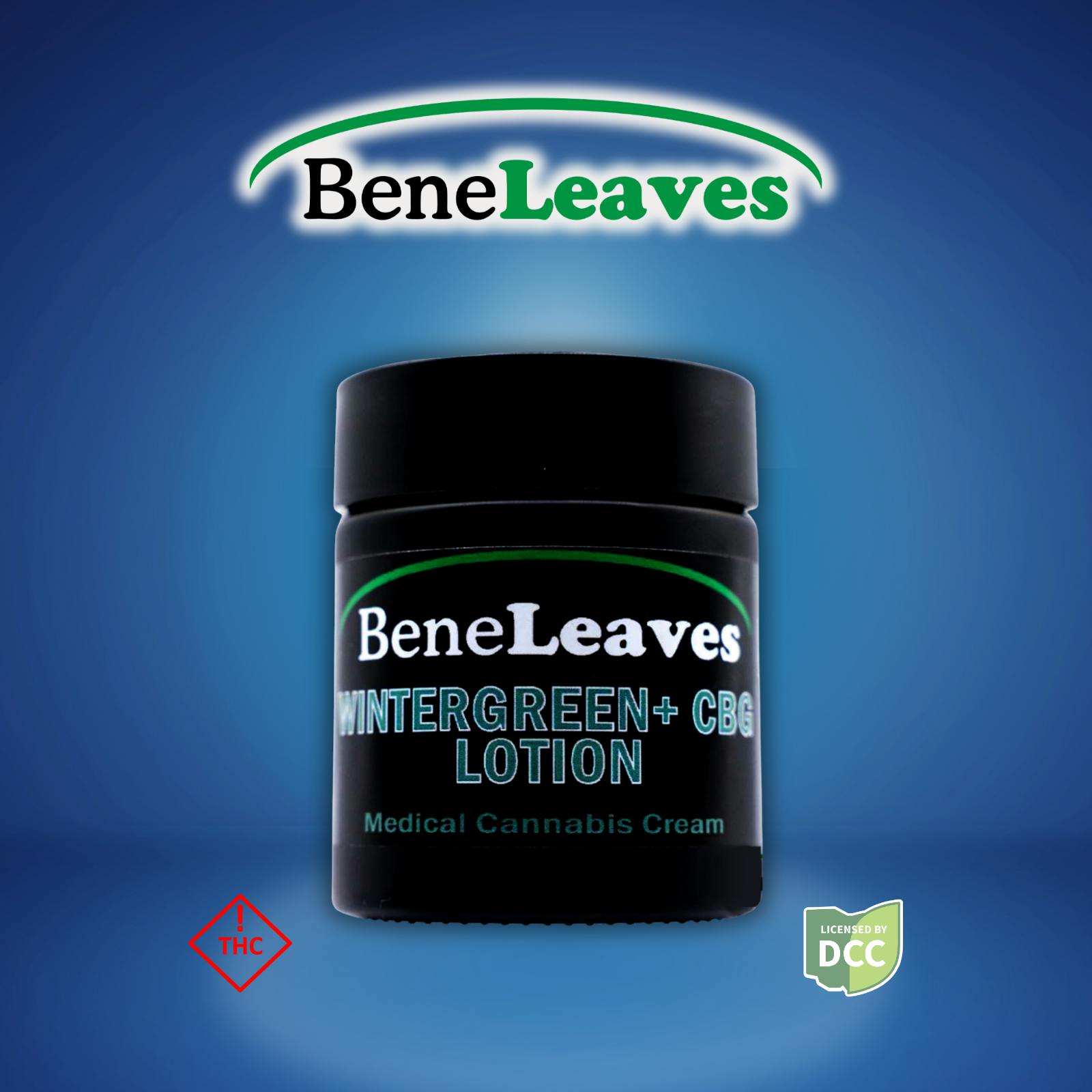 Beneleaves: 1:1 THC:CBG Hypnos Wintergreen - Lotion 295mg