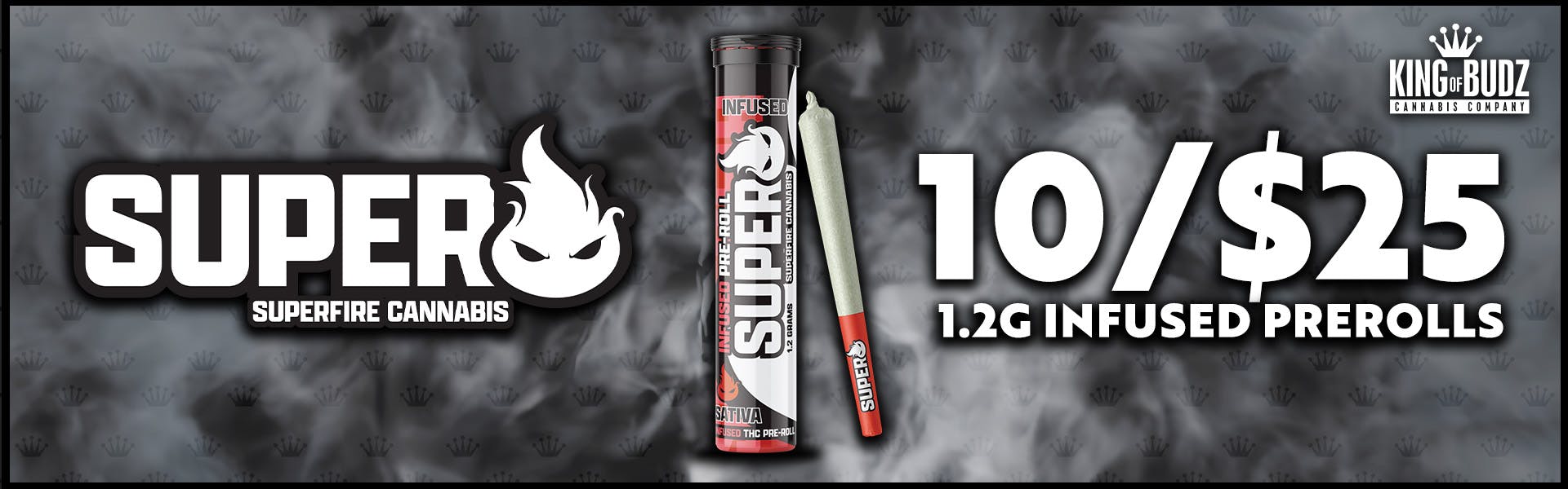 Superfire - 1.2g Infused Preroll - 10/$25