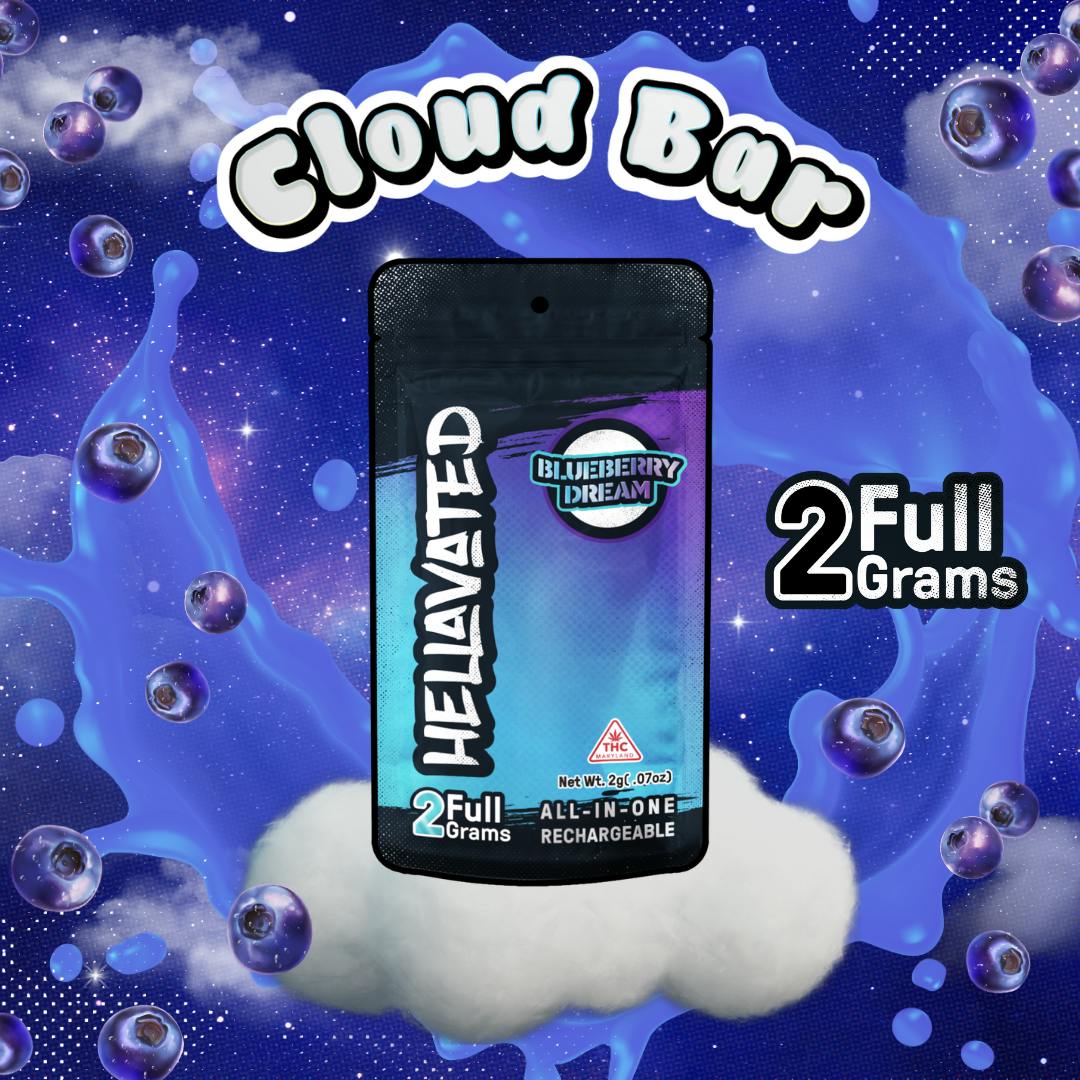 Blueberry Dream Cloud Bar Rechargeable Disposable 2g | Liberty (Rockville)