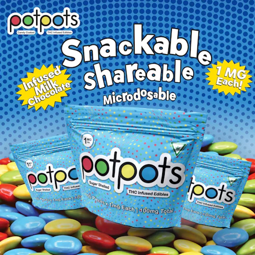 Potpots - 100mg Chocolate - Milk Chocolate