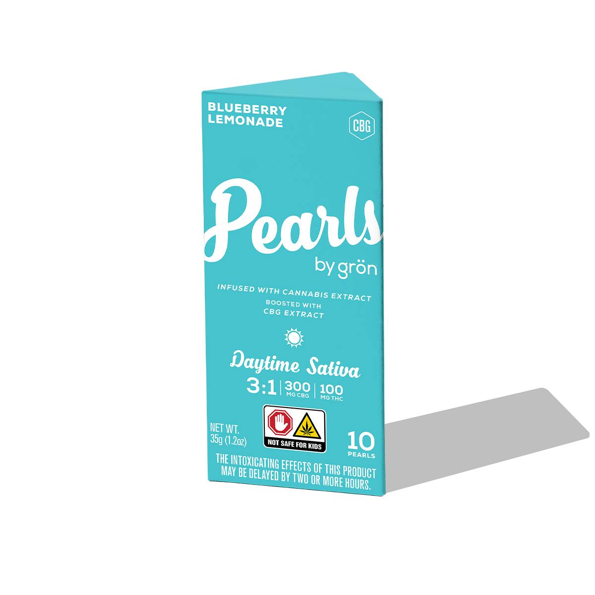 Grön 3:1 Blueberry Lemonade Pearls - CBG/THC - Daytime Sativa