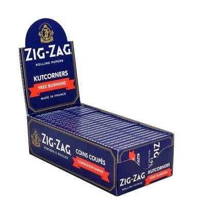 Zig Zag - Rolling Papers - Single Wide - Blue (Kutcorner Free Burning)