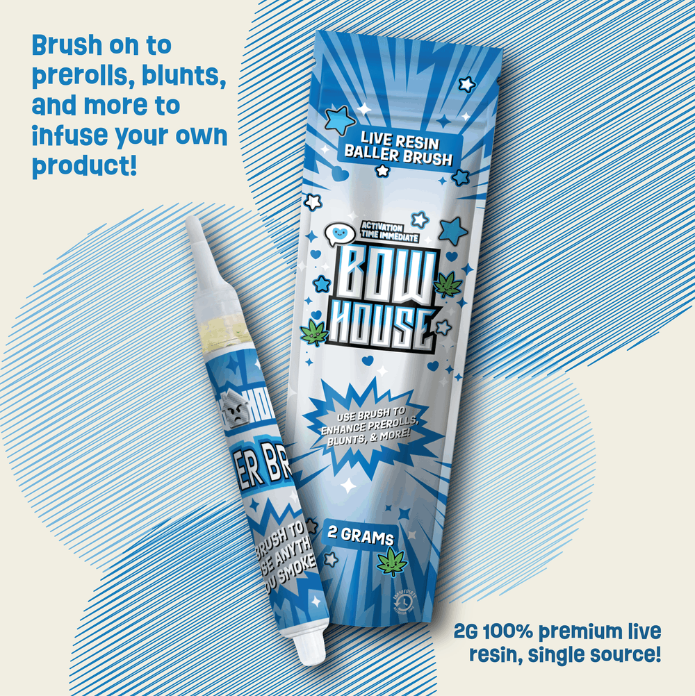 Product: Bow House | Live Resin Baller Brush - 2g - Gorilla Glue x New York Cheesecake