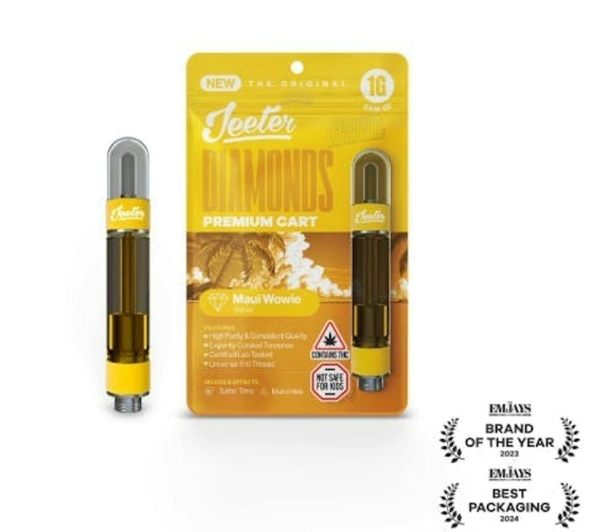 Maui Wowie | Diamonds | Premium Vape Cartridge | Jeeter
