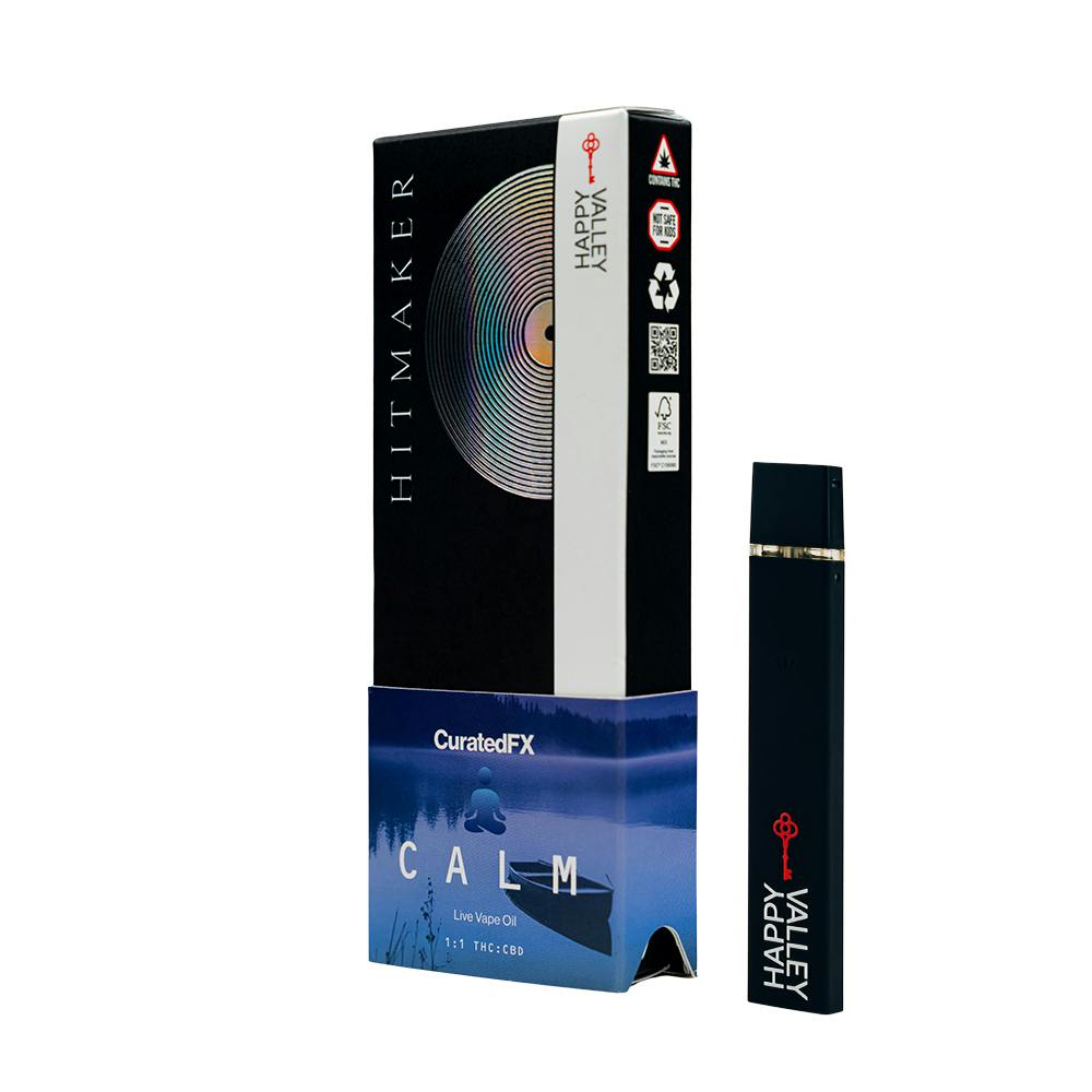 Hitmaker Disposable Vape .5g - CuratedFX - Calm